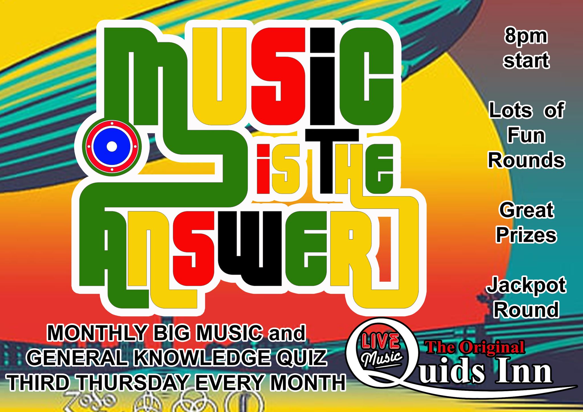 Question Time Music Music is the Answer - Monthly Quiz Night | ManxLife